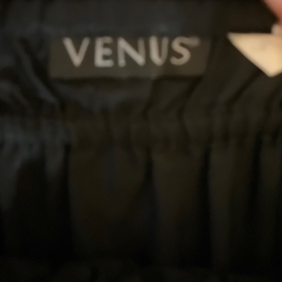 Venus Black Off-The-Shoulder Bell Sleeve Eyelet Dress Women's Medium /Large - Picture 7 of 8